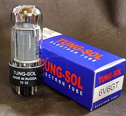 Actual product image Tung-Sol 6V6GT Power Amp Tube / Quartet