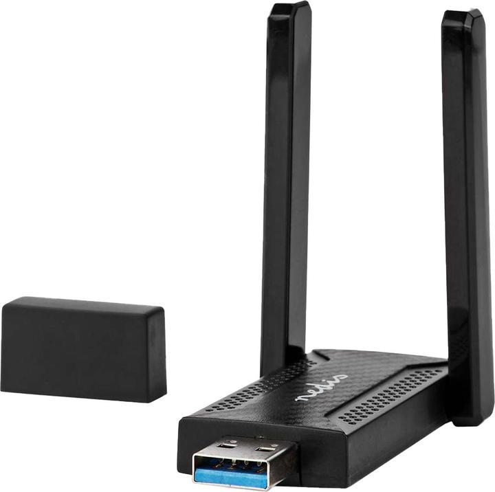 Actual product image Nedis Network dongle | Wi-Fi | AC1200 | 2.4/5 GHz (Dual Band) | USB3.0 | Wi-Fi speed total: 1200 Mb (USB)