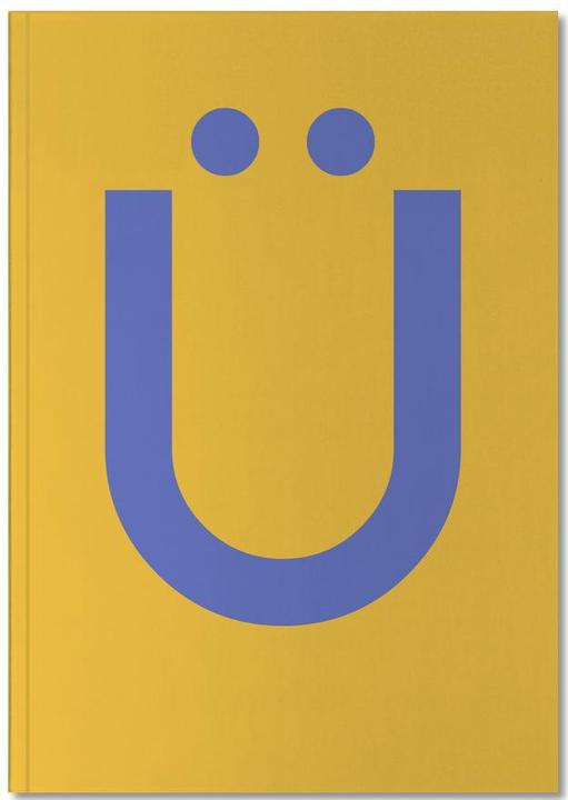 Produktbild Juniqe Yellow Letter Ü - Alphabet & Buchstaben (A4, Gepunktet, Harter Einband)