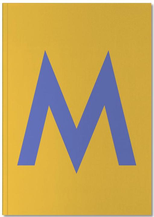Immagine prodotto Juniqe Lettera M gialla - Alfabeto & Lettere (A4, Punteggiato, Copertina rigida)