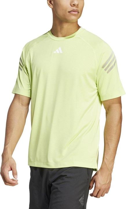 Actual product image adidas Mens Stripe Aeroready Training T-Shirt (M)