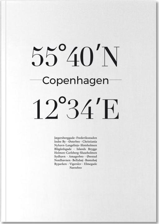 Produktbild Juniqe Copenhagen - Kopenhagen (A4, Blanko, Harter Einband)