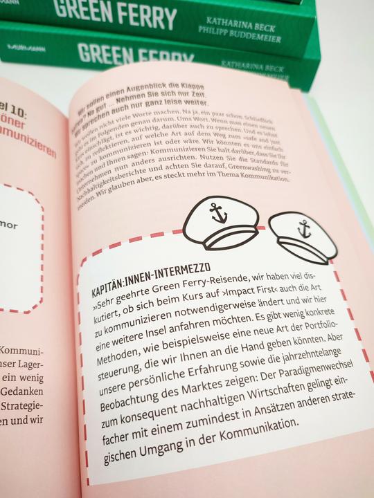 Produktbild Green Ferry – Das Ticket ins konsequent nachhaltige Wirtschaften (Deutsch, Philipp Buddemeier, Katharina Beck, 2022)