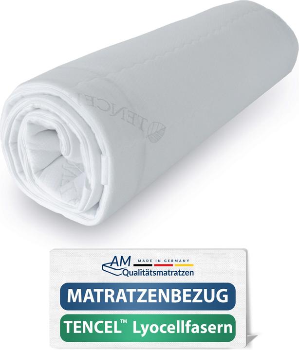 Image du produit AM Qualitätsmatratzen Housse de Matelas Tencel (200 x 90 cm)