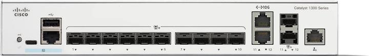 Actual product image Cisco CATALYST 1300 12-PORT SFP 2X10GE SHARED (12 Ports)