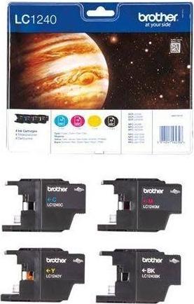 Actual product image Brother LC-1240VALBP Value Pack (M, FC, Y, C)