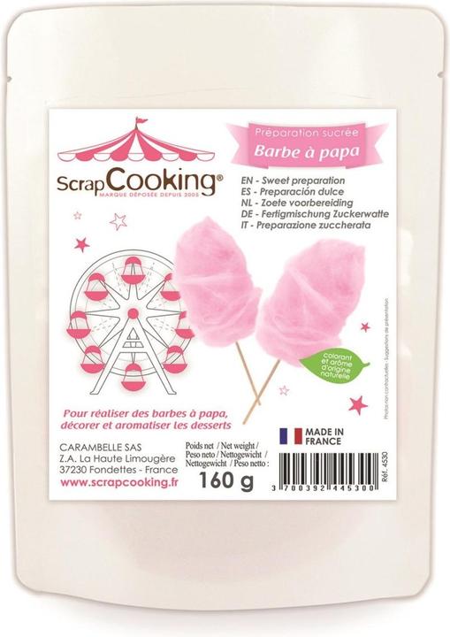 Image du produit ScrapCooking Mélange prêt à l'emploi Barbe à papa (160 g)