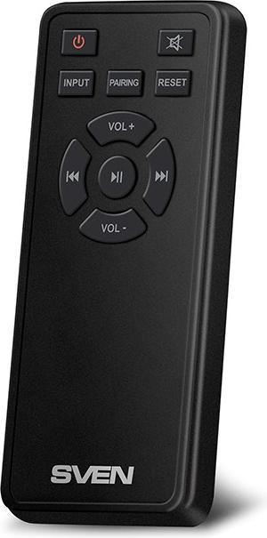 Actual product image Sven MC-30 Timbre and volume front control Digital optical Input Remote control Bluetooth