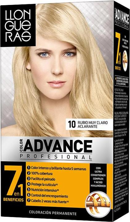Llongueras COLOR ADVANCE #10-rubio muy claro aclarante (10)