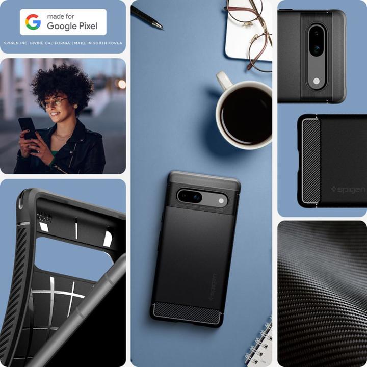 Actual product image Spigen Rugged Armor (Google Pixel 7a)