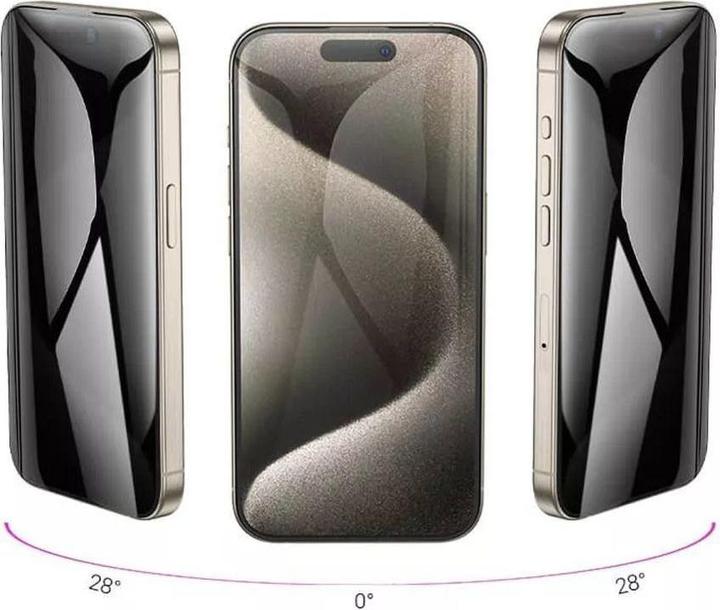Produktbild Hoco Protective glass tempered glass 360-degree for IPHONE 15 Pro (1 Stück, Apple iPhone 15 Pro)