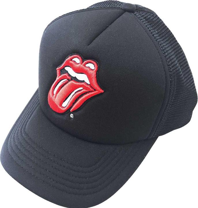 The Rolling Stones Rolling Stones Classic Tongue Black Mesh-Back Cap