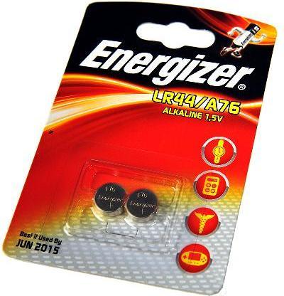 Actual product image Energizer Lr44 A76 (2 pcs., LR44, 150 mAh)