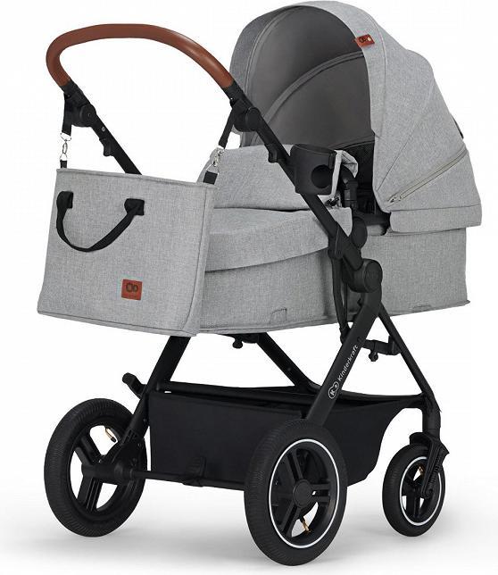Actual product image KinderKraft Pram B-Tour 3 in 1 Lichtgrijs