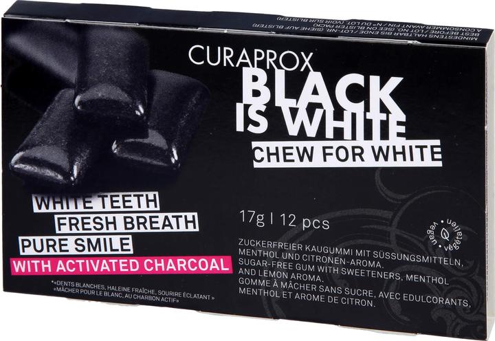 Immagine prodotto Curaprox Il nero è bianco gomma da masticare (12 pz., 23 g)