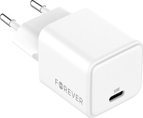 Actual product image Forever TC-08-30C GaN PD QC charger 1x USB-C 30W white (30 W)