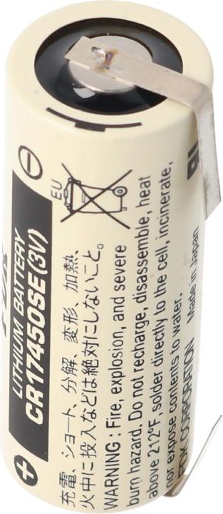 Actual product image FDK Batterie CR17450SE Size A, mit Lötfahne U-Form (1 pcs., A, 2500 mAh)