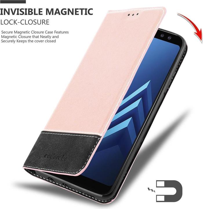 Produktbild Cadorabo X-Wallet Kunstlederkombi Hülle (Samsung Galaxy A8 (2018))