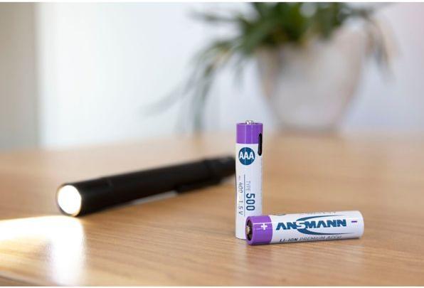 Immagine prodotto Ansmann LR03 USB-C Micro (AAA) batteria ricaricabile Li-Ion 500 mAh 1,5 V 4 pz. (4 pz., AAA, 400 mAh)