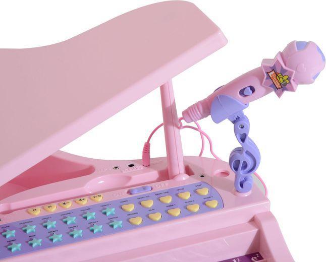 Immagine prodotto Homcom Pianoforte per bambini con sgabello (Inglese)