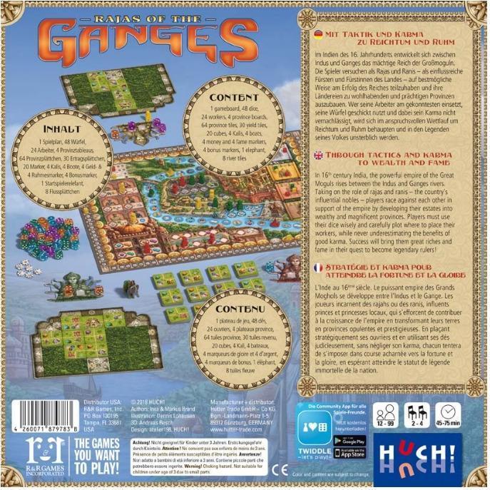 Actual product image Rajas of the Ganges (German, French, English)