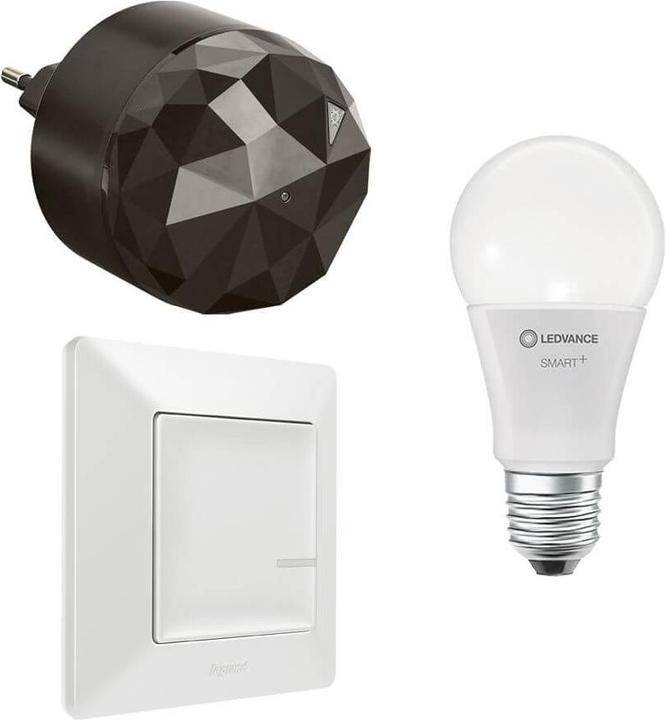 Immagine prodotto Legrand Illuminazione intelligente con Starter Kit Netatmo: Gateway, trasmettitore a parete, lampadina