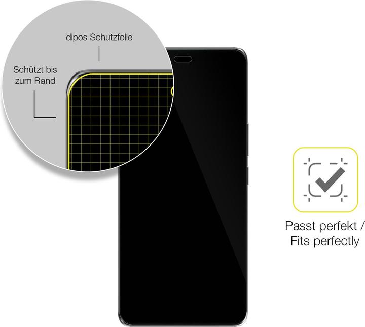 Image du produit Dipos Film de Protection d’écran Full-Cover 3D (1 pièce(s), Tarif 7 Lite)