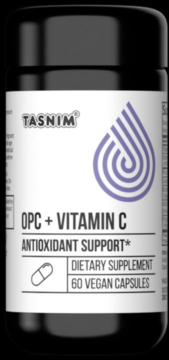 Tasnim OPC ESL – Zellgesundheit + Vitamin C – 60 Kapseln (60 Stück, Kapseln, 25 g)