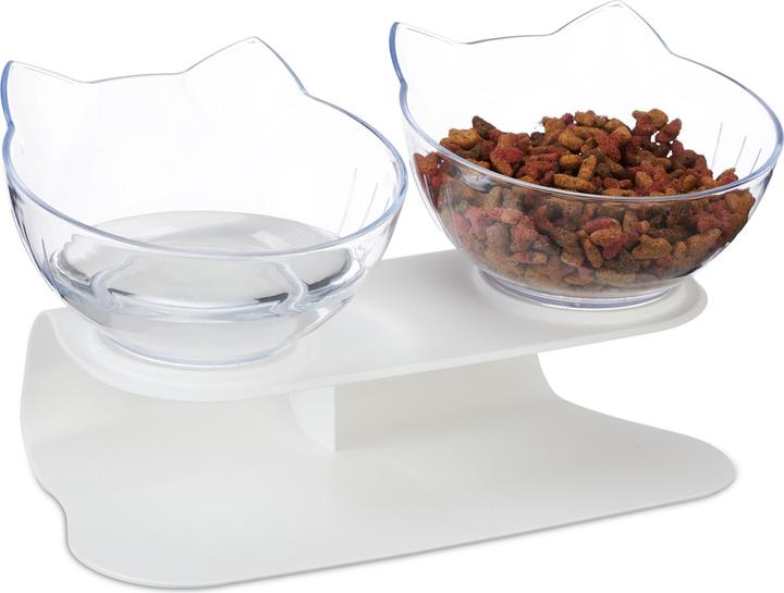 Produktbild Relaxdays Katzen-Doppelnapf (0.50 l)