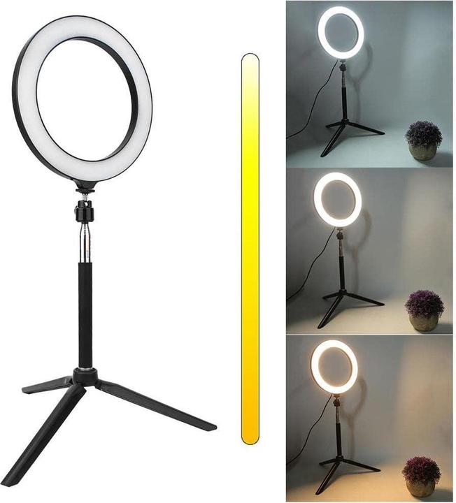Immagine prodotto JTI Luce per selfie / luce anulare (20 cm) e supporto (Anello di luce)