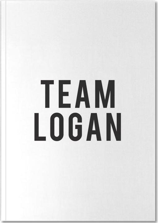 Image du produit Juniqe Team Logan - Séries TV (A4, À rayures, Couverture rigide)