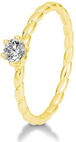 Produktbild Breuning Verlobungsring Twisted (56, 585/14 K Gold)
