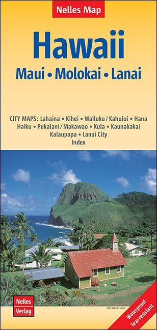 Produktbild Map Landkarte Hawaii : Maui, Molokai, Lanai 150000