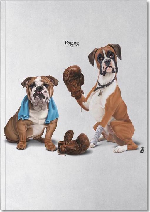 Immagine prodotto Juniqe Rabbia - Cani (A4, Righe, Copertina rigida)