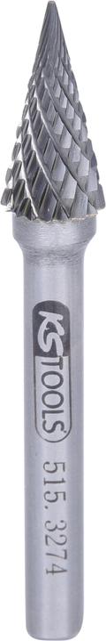 Actual product image KS Tools HM pointed taper burr shape M