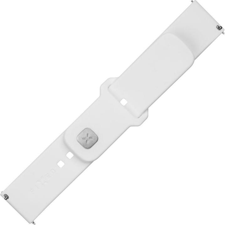 Actual product image Fixed Silicone rem til Smartwatch Universal 22 mm Hvid