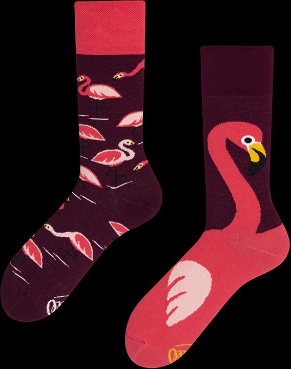Actual product image Many Mornings Pink Flamingo (Single pack, 35 - 38)