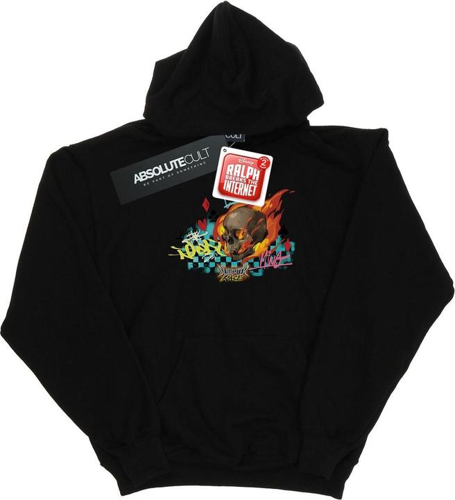 Immagine prodotto Disney Wreck It Ralph Race Skull Felpa con Cappuccio Uomo (S)