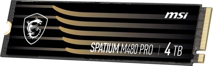 Produktbild MSI SPATIUM M480 PRO PCIe 4.0 NVMe M.2 4TB (4000 GB, M.2 2280)