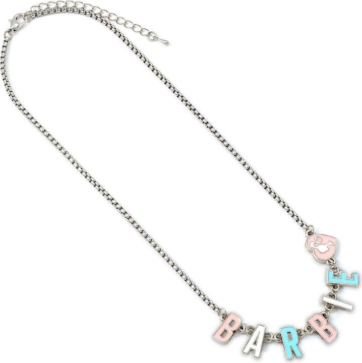 Actual product image Barbie Enamel Letter Necklace (100% synthetic material)