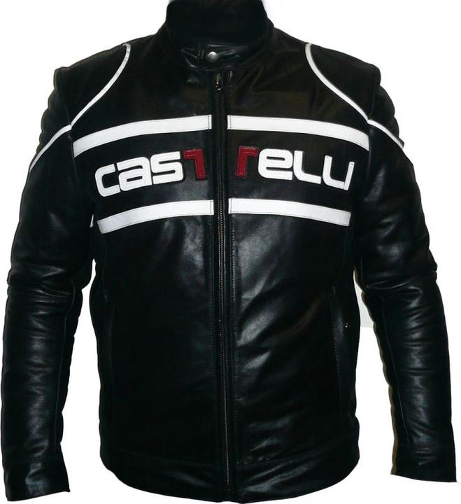 Actual product image Castelli Limited Edition Vintage Cafe Racer Leather Jacket (S)