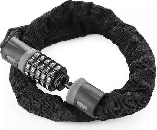 Actual product image Twheels Chain lock with numbers in black