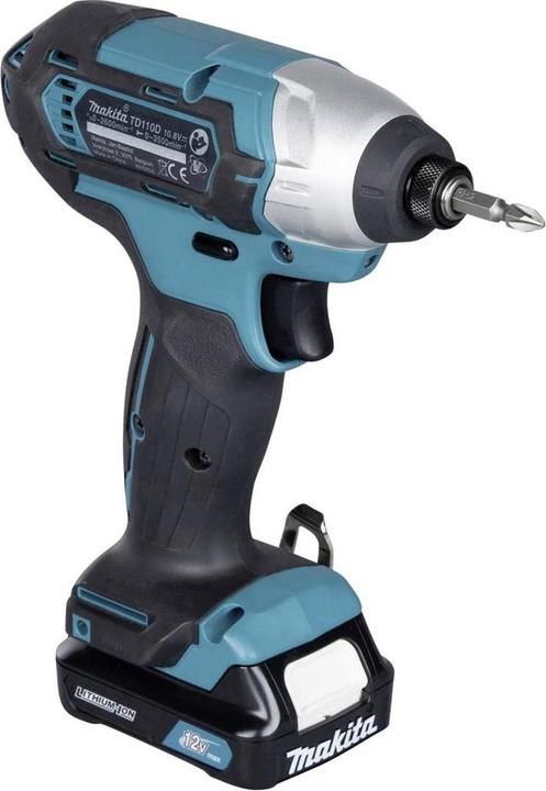 Immagine prodotto Makita Avvitatore a percussione a batteria TD110DSMJ (Batteria ricaricabile)