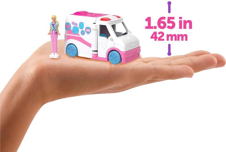 Actual product image Barbie Mini BarbieLand Ambulance with doll