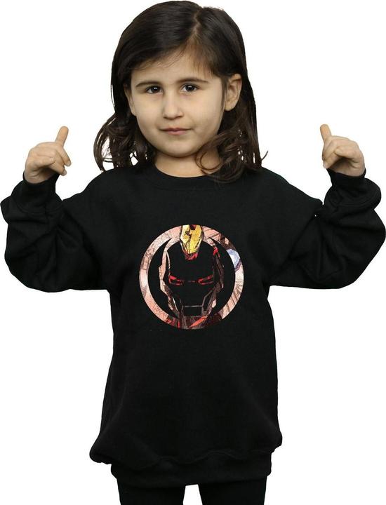 Image du produit - Sweat IRON MAN MONTAGE SYMBOL - Fille (152, 158)
