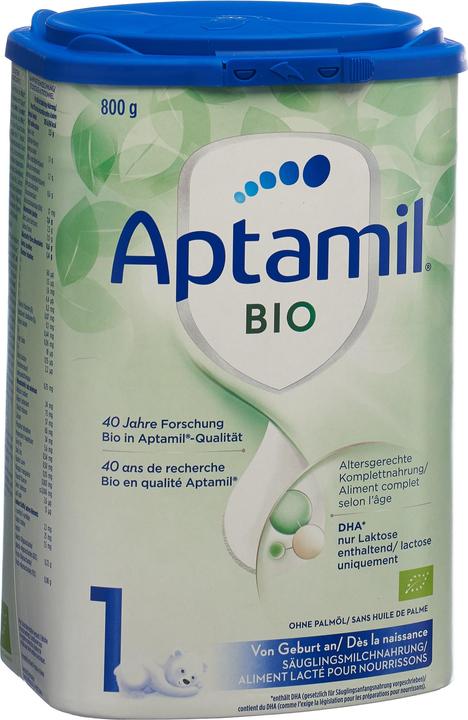 Produktbild Aptamil Bio 1 (800 g, ab Geburt)