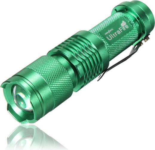 Actual product image JTI LED torch CREE Ultrafire - Green (13.40 cm, 300 lm)