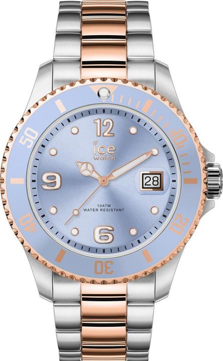 Actual product image ICE Watch Ice Steel Silver Blue (Analogue wristwatch, 40 mm)
