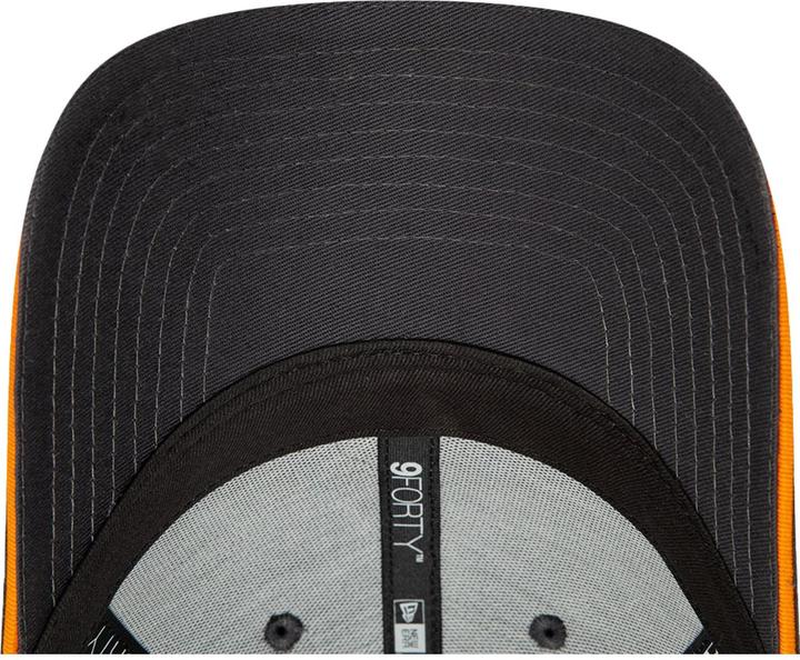 Actual product image New Era 9Forty Mesh Snapback Cap - Suede Mclaren Charcoal