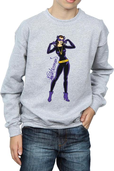 Immagine prodotto Catwoman Happy Pose Felpa Ragazzi (140, 146)